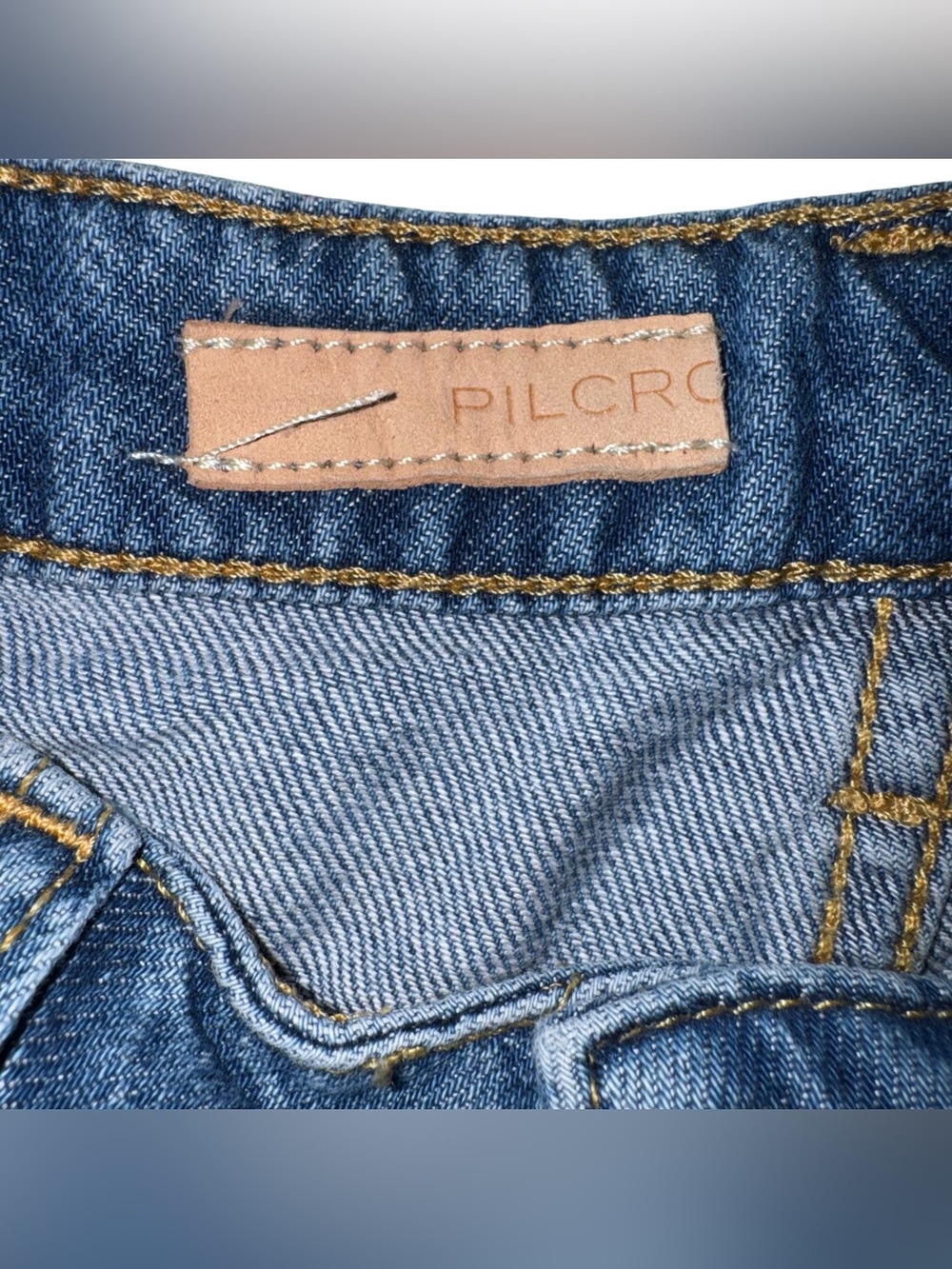 ANTHROPOLOGIE Pilcro The Breaker High Rise Pleated Barrel Leg Jeans Tapered 26 - Picture 10 of 14